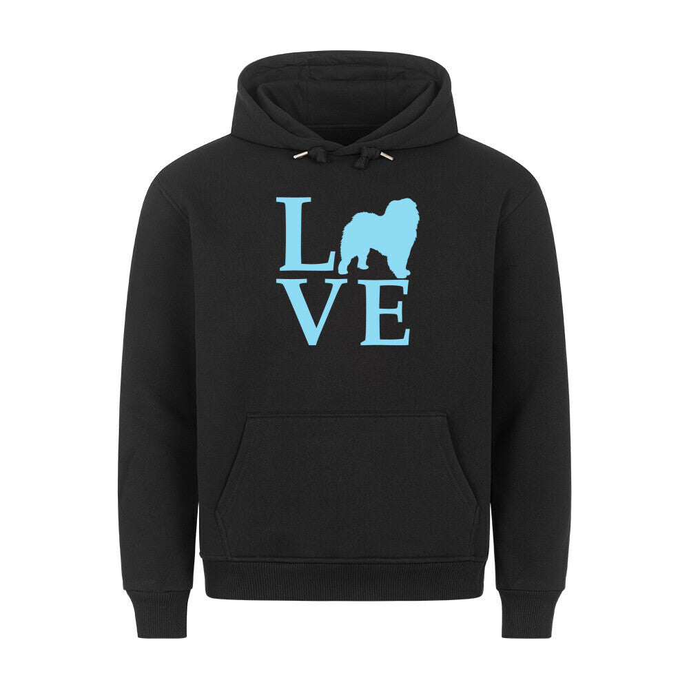 Premium Hoodie "Chow-Chow - LOVE" Schwarz – hunde-shirt.de