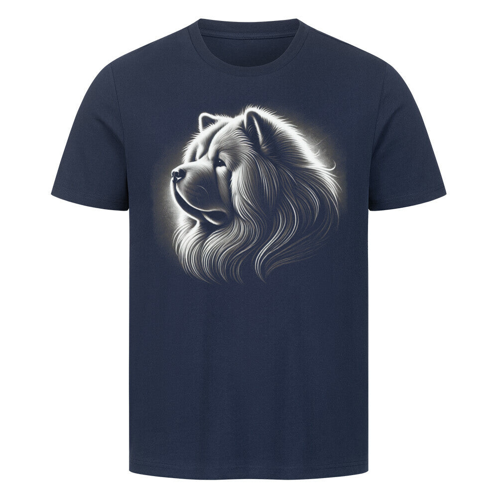 Premium T-Shirt "Chow-Chow - Bright" French Navy – hunde-shirt.de