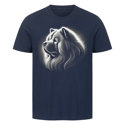 Premium T-Shirt "Chow-Chow - Bright" French Navy – hunde-shirt.de