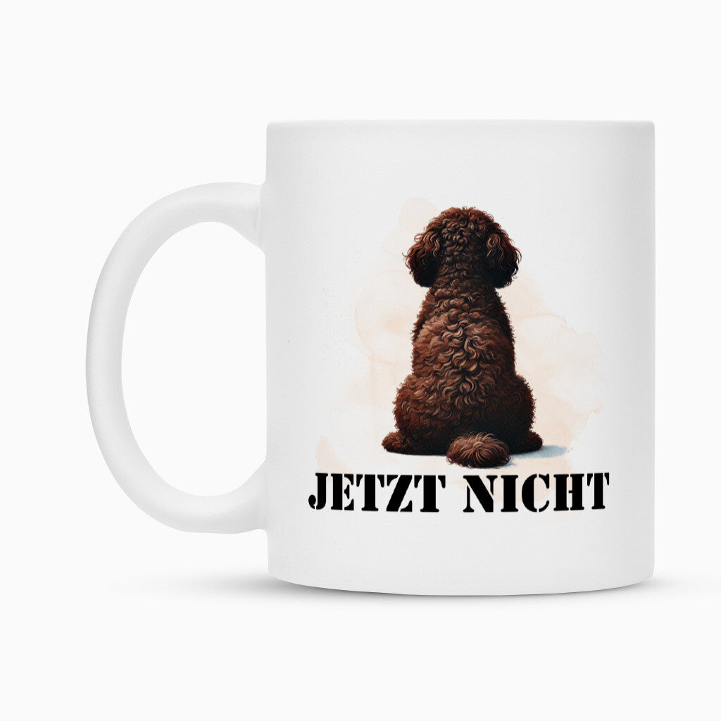 Tasse "Cockapoo ( braun ) - JETZT NICHT" – hunde-shirt.de