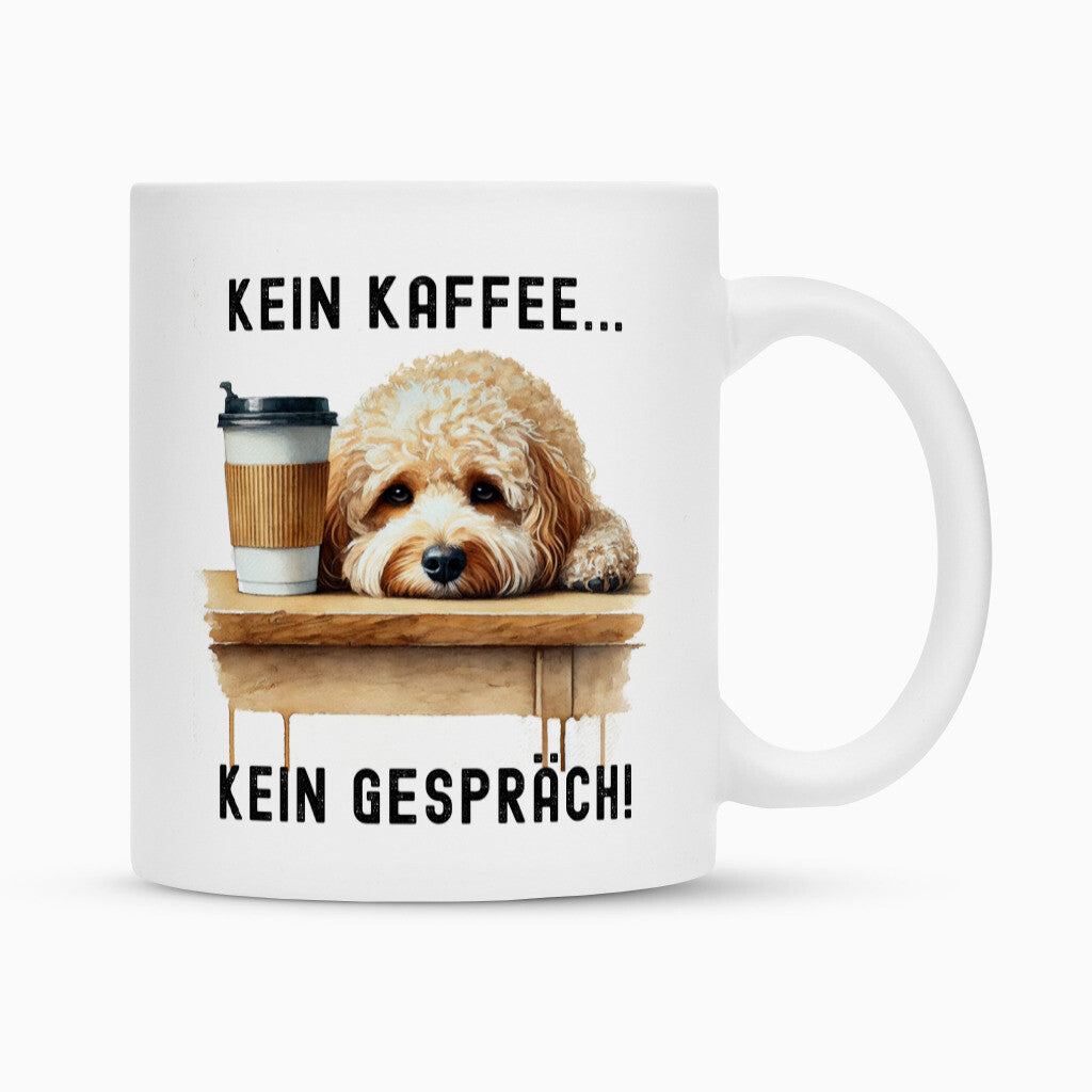Tasse "Cockapoo - Kein Kaffee..." Weiß – hunde-shirt.de