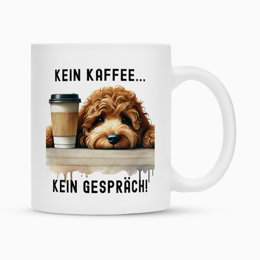 Tasse "Cockapoo - Kein Kaffee... 2" Weiß – hunde-shirt.de