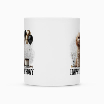 Tasse "Cockapoo - Happy Birthday" – hunde-shirt.de
