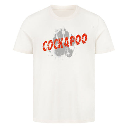 Premium T-Shirt "Cockapoo - PAW" Natural Raw – hunde-shirt.de