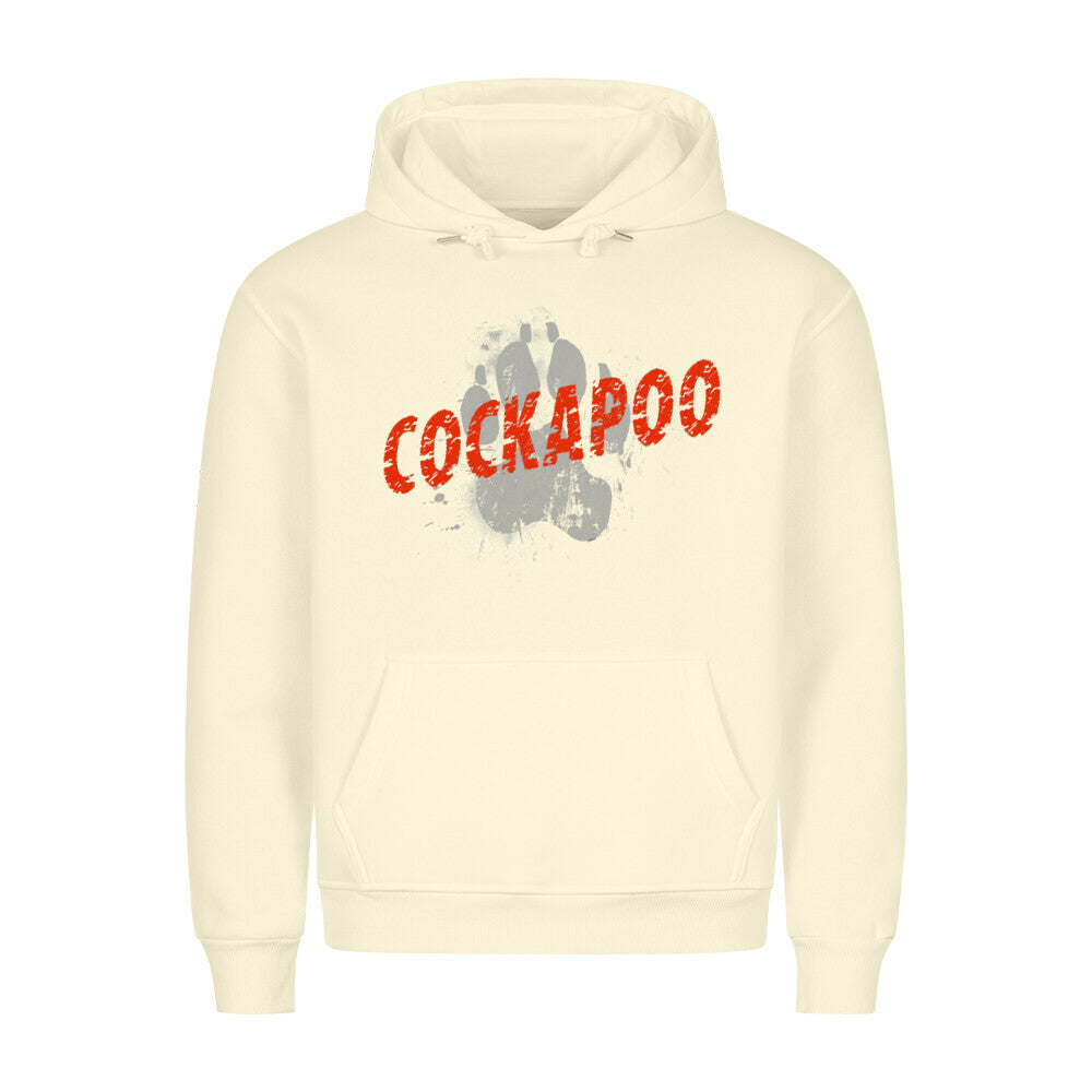 Premium Hoodie "Cockapoo - PAW" Beige – hunde-shirt.de
