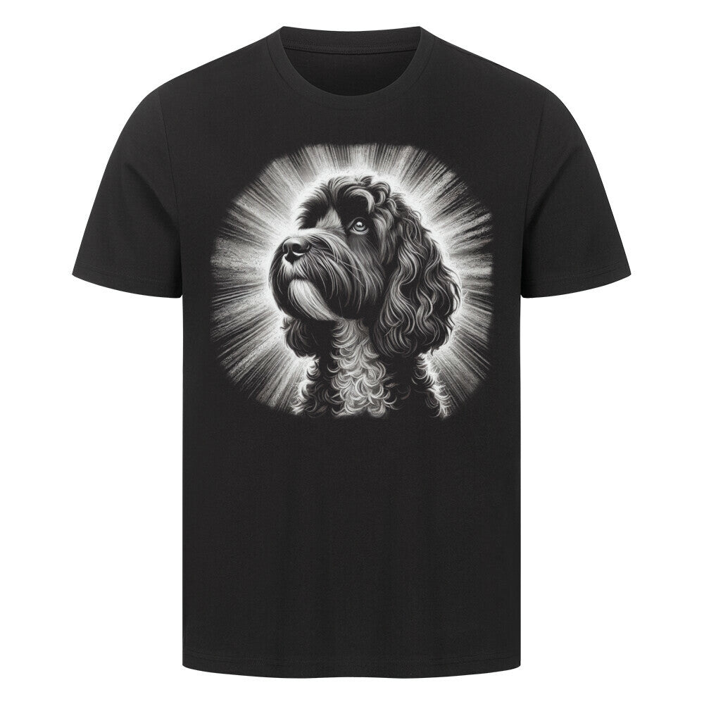 Premium T-Shirt "Cockapoo - Shine" Schwarz – hunde-shirt.de