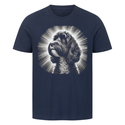 Premium T-Shirt "Cockapoo - Shine" French Navy – hunde-shirt.de