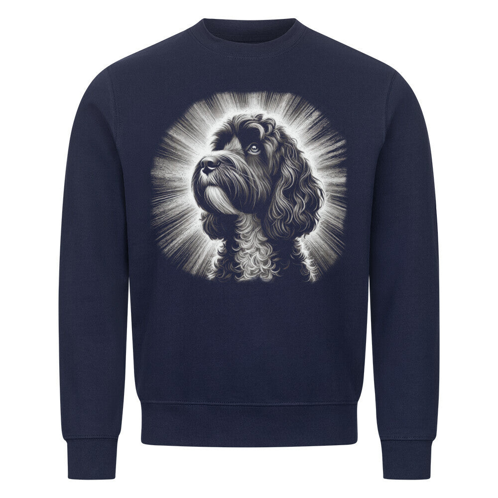 Premium Sweatshirt "Cockapoo - Shine" Navy Blue – hunde-shirt.de
