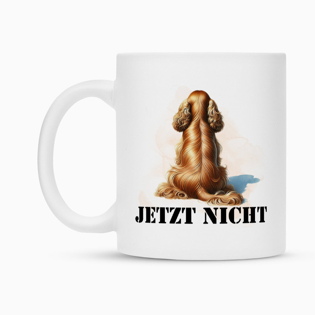 Tasse "Cocker Spaniel - JETZT NICHT 2" – hunde-shirt.de