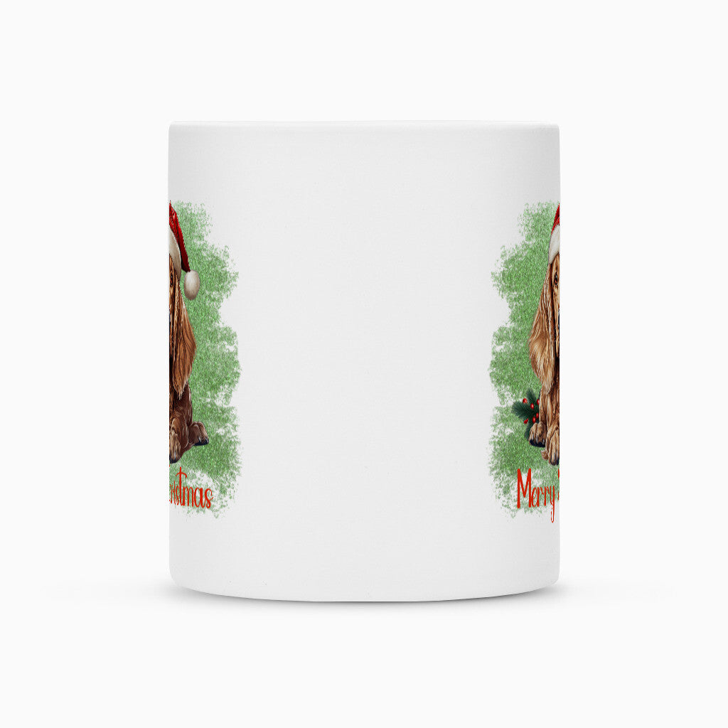 Tasse "Cocker Spaniel - Merry Christmas 2" – hunde-shirt.de