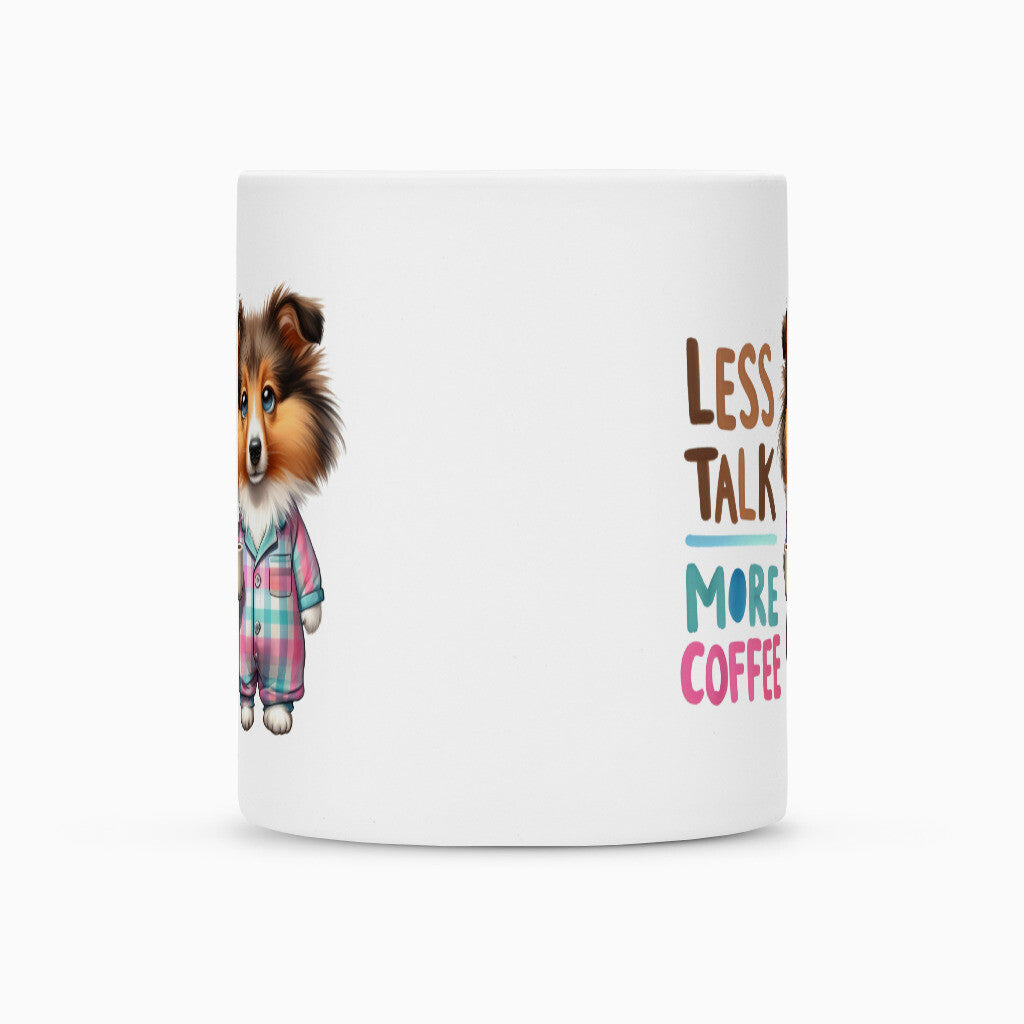 Tasse "Collie - Less talk..." – hunde-shirt.de
