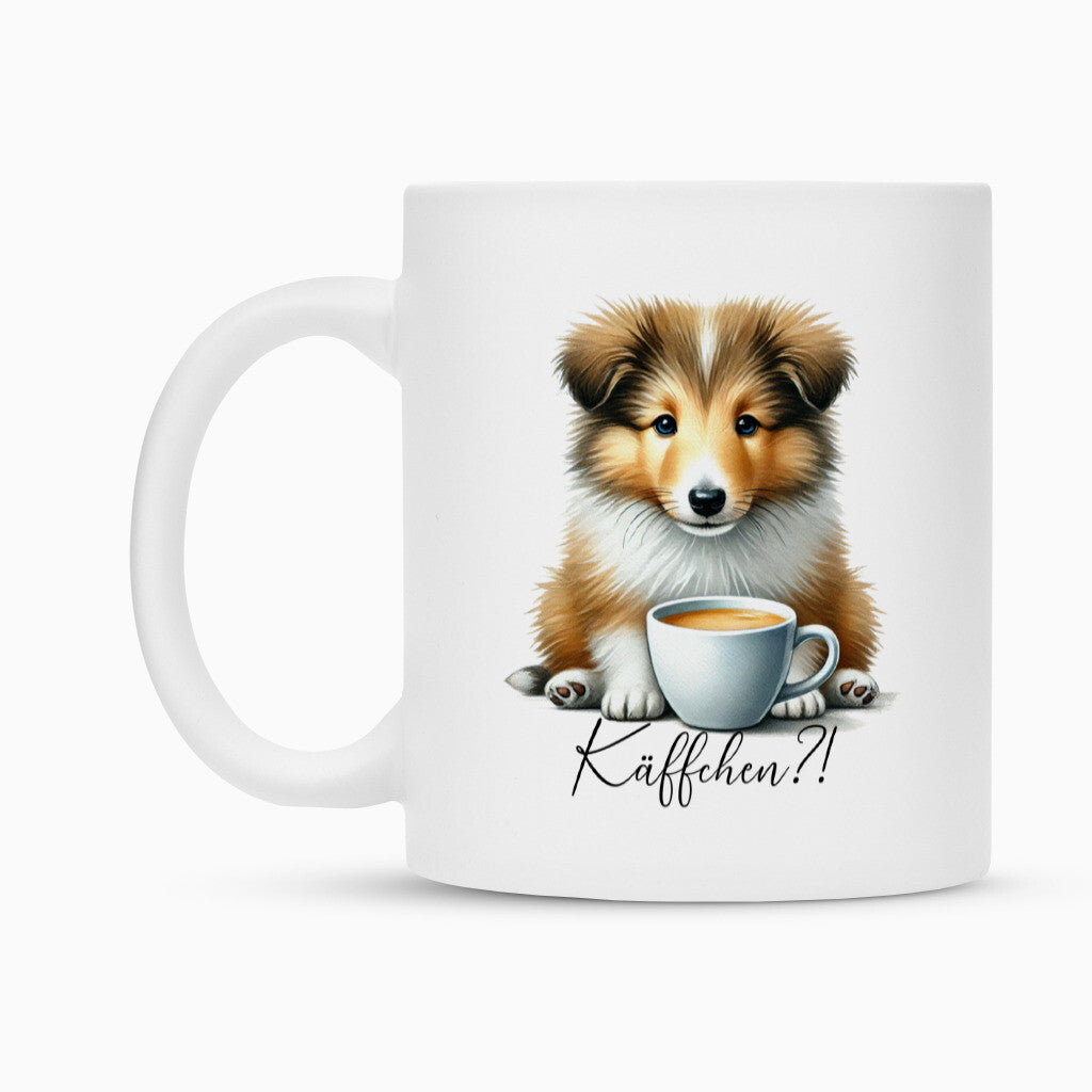 Tasse "Collie - Käffchen?!" – hunde-shirt.de