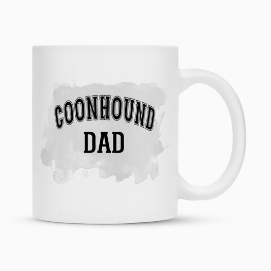 Tasse "Coonhound - DAD" Weiß – hunde-shirt.de