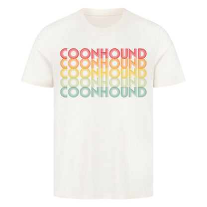 Premium T-Shirt "Coonhound - Retro" Natural Raw – hunde-shirt.de