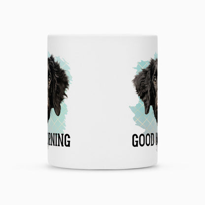 Tasse "Curly Coated - Good Morning" – hunde-shirt.de