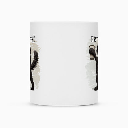 Tasse "Curly Coated - Erst Kaffee" – hunde-shirt.de