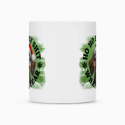Tasse "Dackel ( Rauhaar ) - HO HO..." – hunde-shirt.de