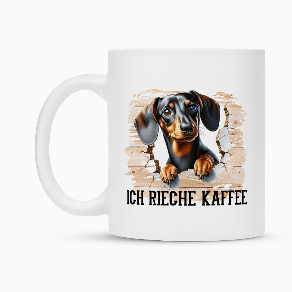 Tasse "Dackel - Ich rieche Kaffee" – hunde-shirt.de