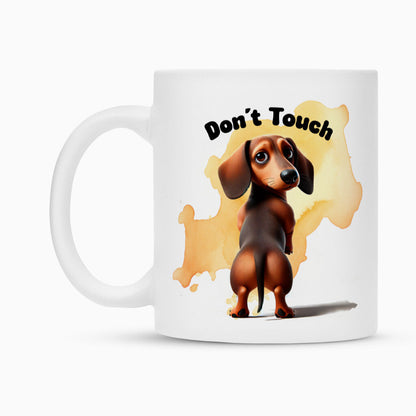 Tasse "Dackel - Don´t touch" – hunde-shirt.de