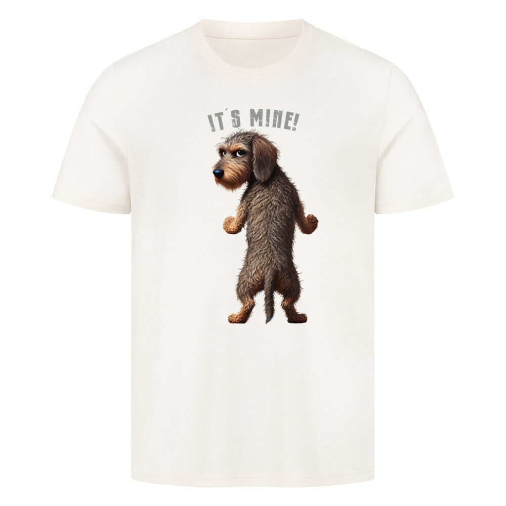 Premium T-Shirt "Dackel - It´s mine" Natural Raw – hunde-shirt.de