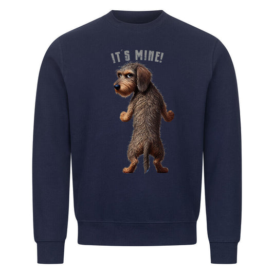 Premium Sweatshirt "Dackel - It´s mine" Navy Blue – hunde-shirt.de