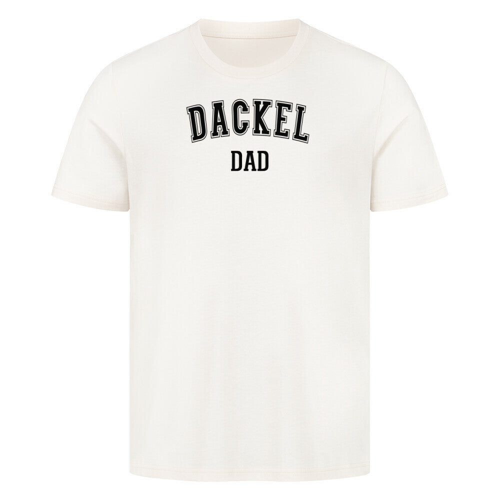 Premium T-Shirt "Dackel - DAD" Natural Raw – hunde-shirt.de