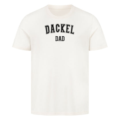 Premium T-Shirt "Dackel - DAD" Natural Raw – hunde-shirt.de