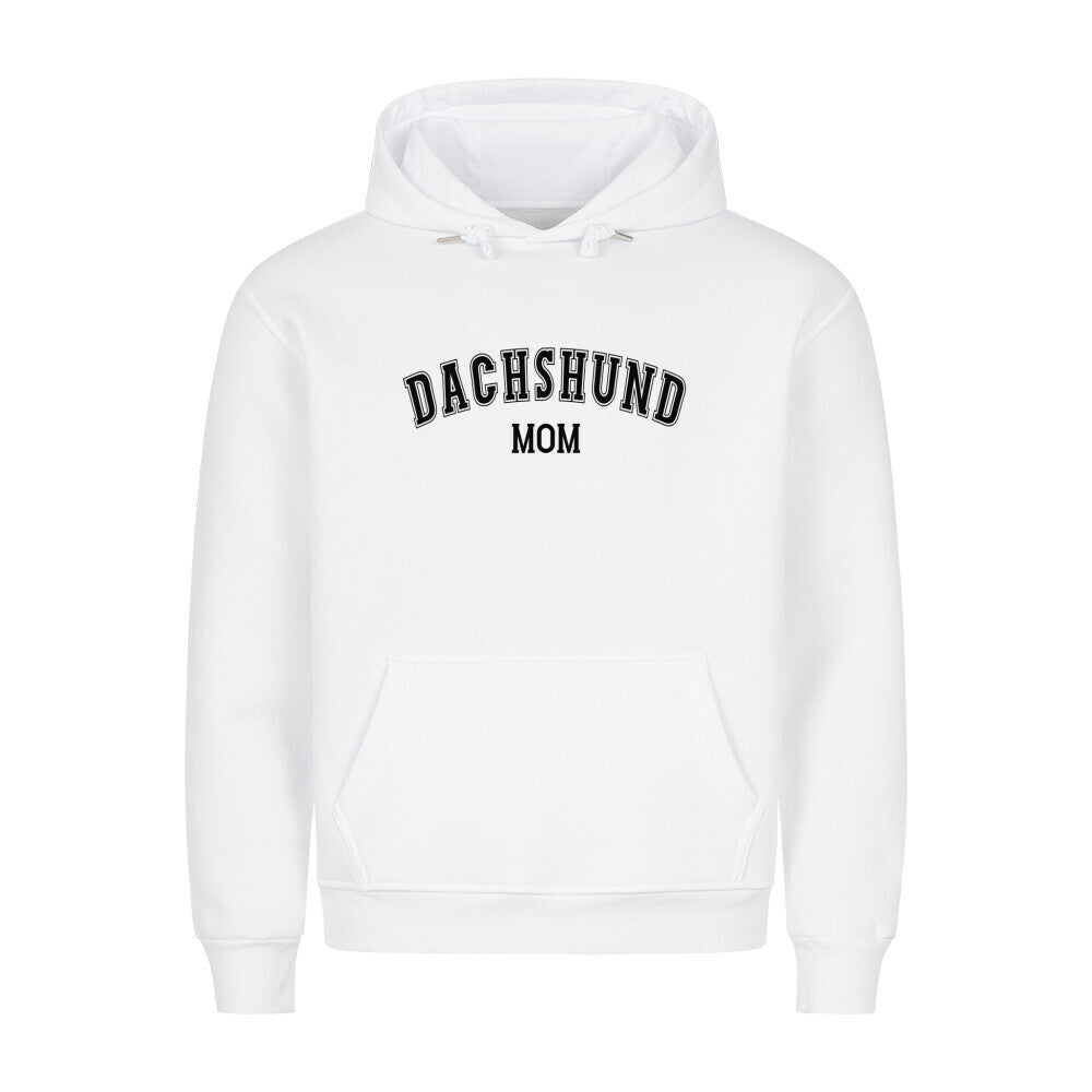 Premium Hoodie "Dackel - Dachshund MOM" Weiß – hunde-shirt.de