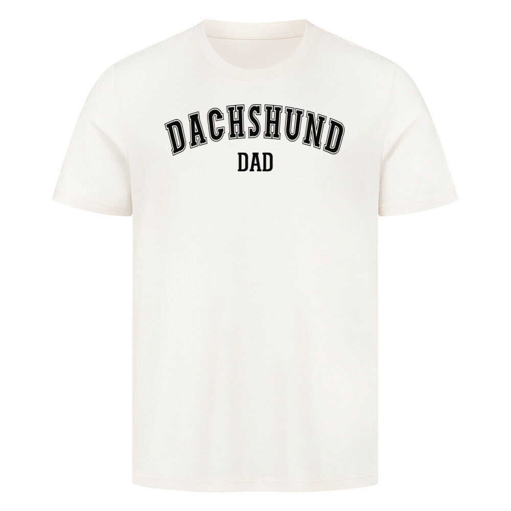 Premium T-Shirt "Dackel - Dachshund DAD" Natural Raw – hunde-shirt.de
