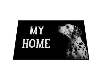 Fußmatte "Dalmatiner - MY HOME" – hunde-shirt.de