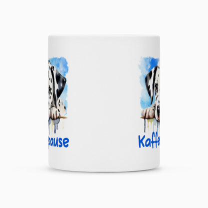 Tasse "Dalmatiner - Kaffeepause" – hunde-shirt.de