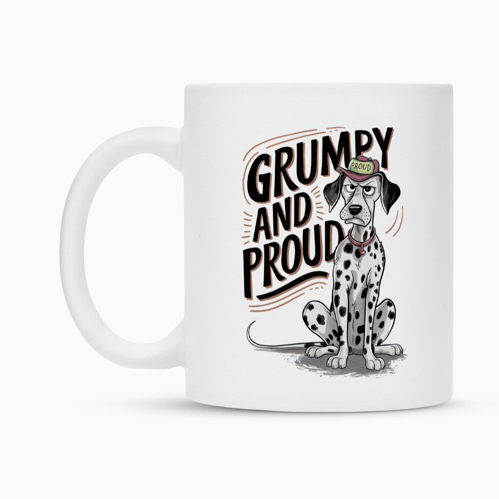 Tasse "Dalmatiner - Grumpy" – hunde-shirt.de