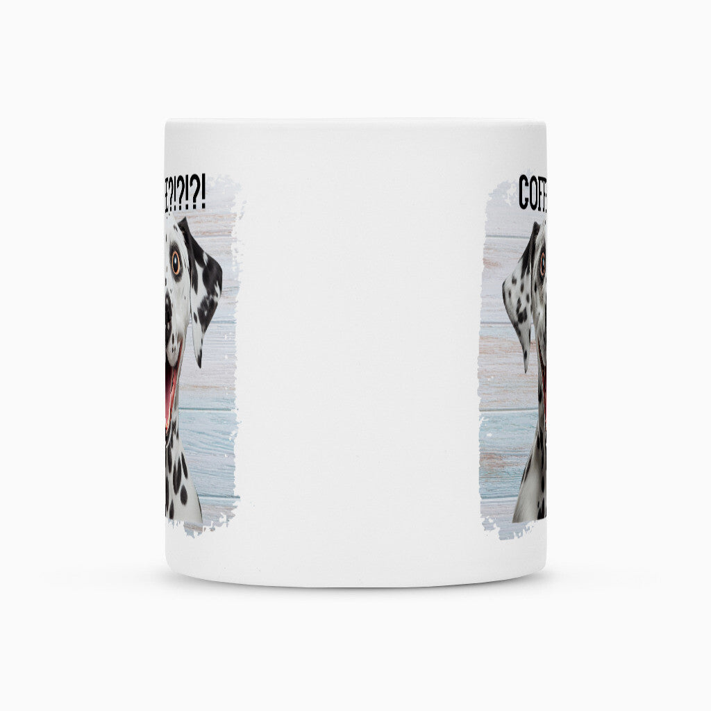 Tasse "Dalmatiner - Coffee?!" – hunde-shirt.de