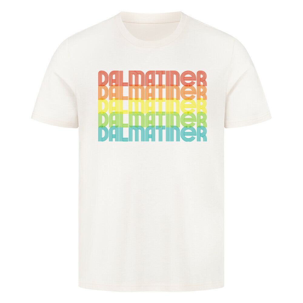 Premium T-Shirt "Dalmatiner - RETRO" Natural Raw – hunde-shirt.de