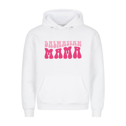 Premium Hoodie "Dalmatiner - Mama" Weiß – hunde-shirt.de