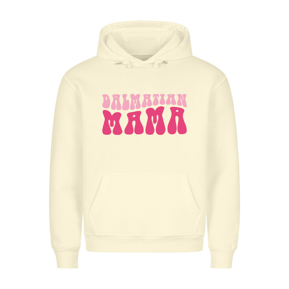 Premium Hoodie "Dalmatiner - Mama" Beige – hunde-shirt.de