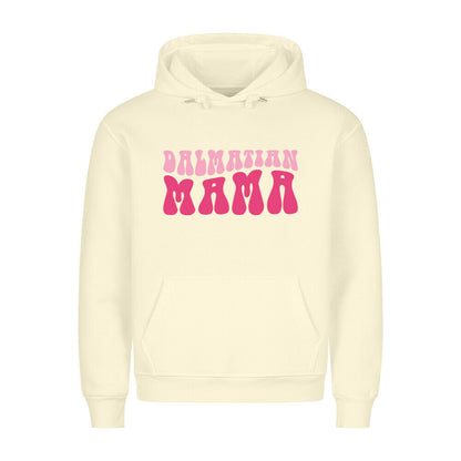 Premium Hoodie "Dalmatiner - Mama" Beige – hunde-shirt.de