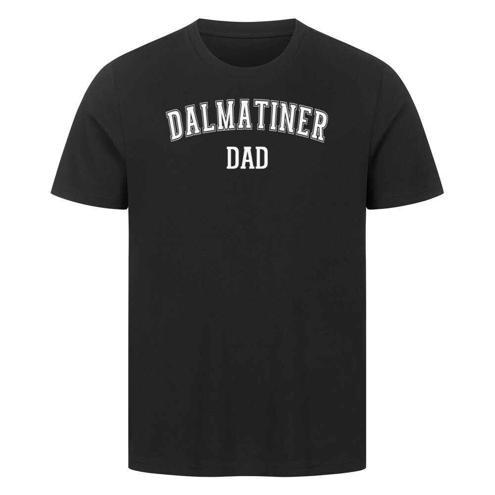 Premium T-Shirt "Dalmatiner - DAD" Schwarz – hunde-shirt.de