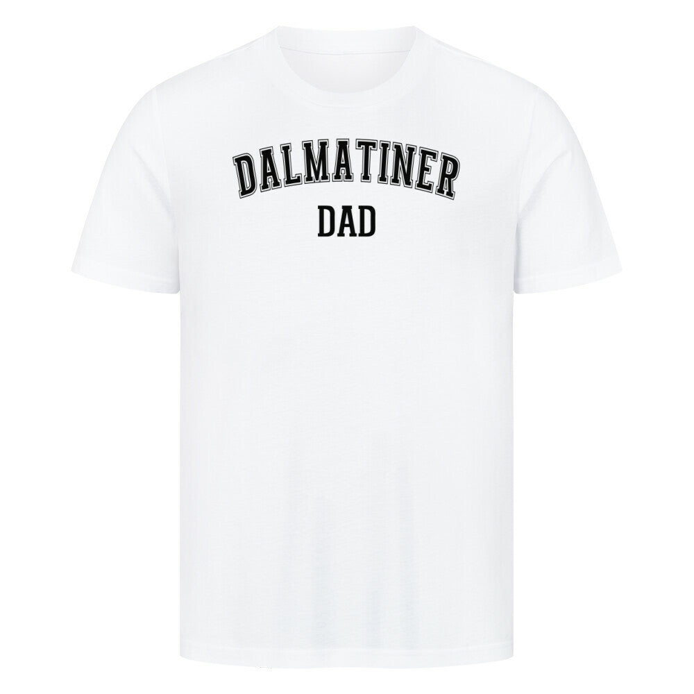 Premium T-Shirt "Dalmatiner - DAD" Weiß – hunde-shirt.de