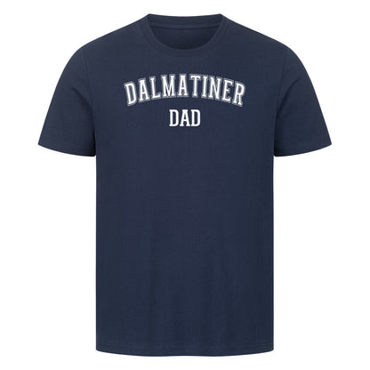 Premium T-Shirt "Dalmatiner - DAD" French Navy – hunde-shirt.de