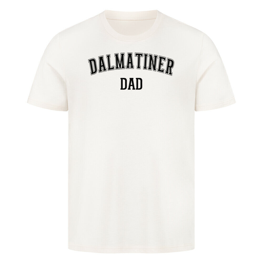 Premium T-Shirt "Dalmatiner - DAD" Natural Raw – hunde-shirt.de