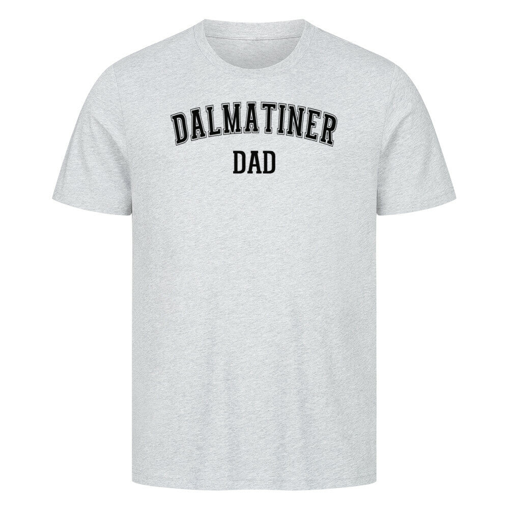 Premium T-Shirt "Dalmatiner - DAD" Heather Grey – hunde-shirt.de