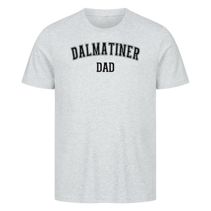 Premium T-Shirt "Dalmatiner - DAD" Heather Grey – hunde-shirt.de