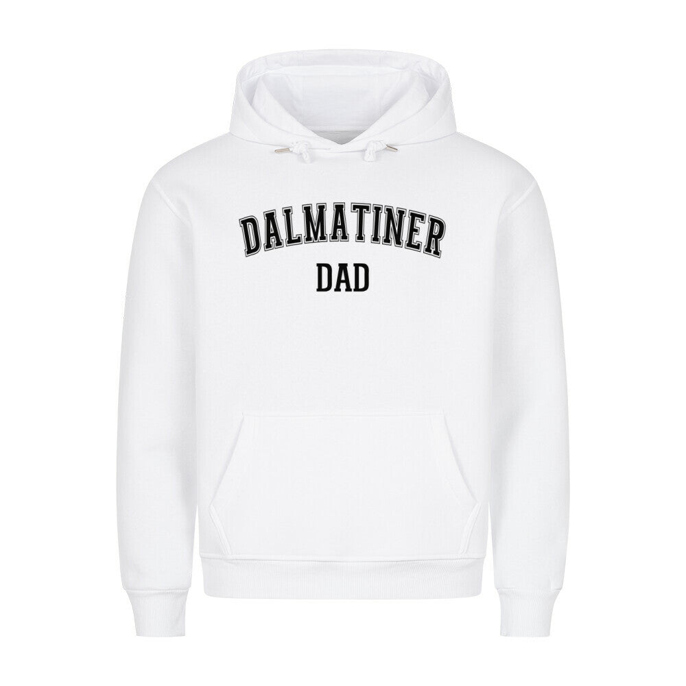 Premium Hoodie "Dalmatiner - DAD" Weiß – hunde-shirt.de