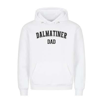 Premium Hoodie "Dalmatiner - DAD" Weiß – hunde-shirt.de