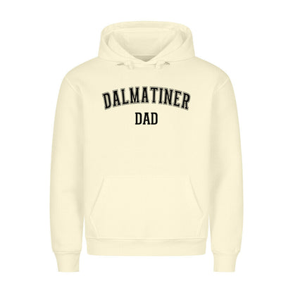 Premium Hoodie "Dalmatiner - DAD" Beige – hunde-shirt.de