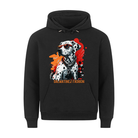 Premium Hoodie "Dalmatiner - Fashion" Schwarz – hunde-shirt.de