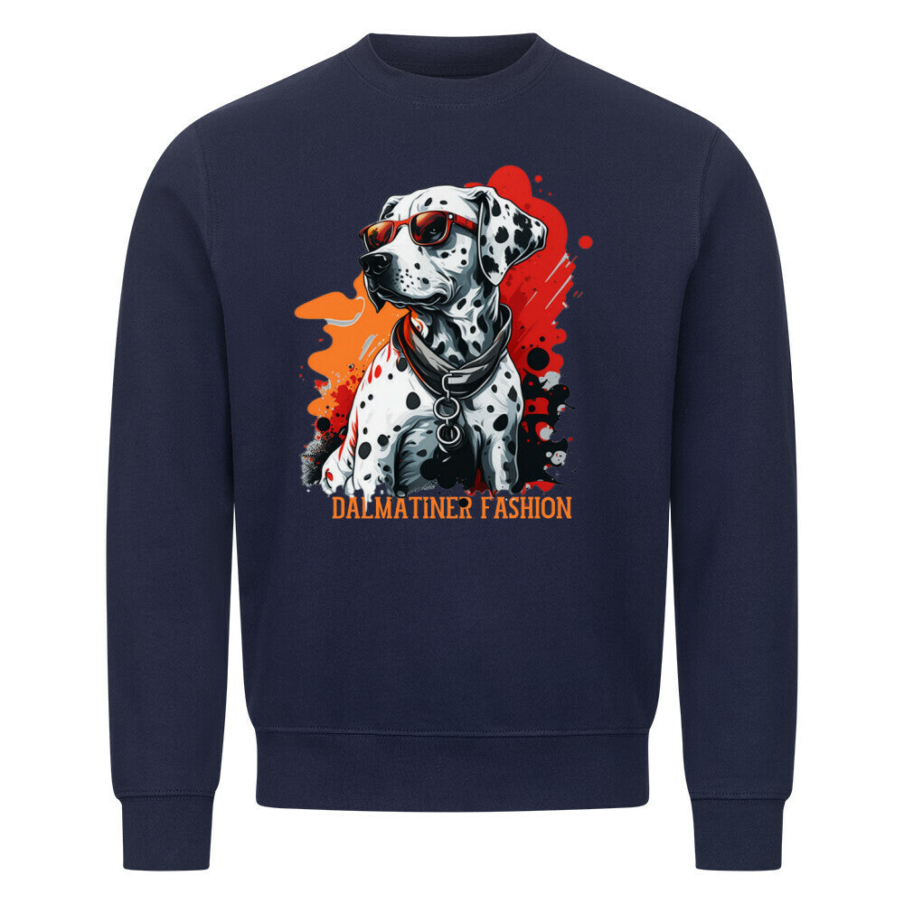 Premium Sweatshirt "Dalmatiner - Fashion" Navy Blue – hunde-shirt.de