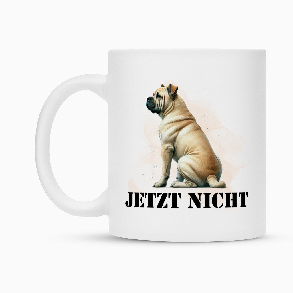 Tasse "Ca de Bou ( hell ) - JETZT NICHT" – hunde-shirt.de