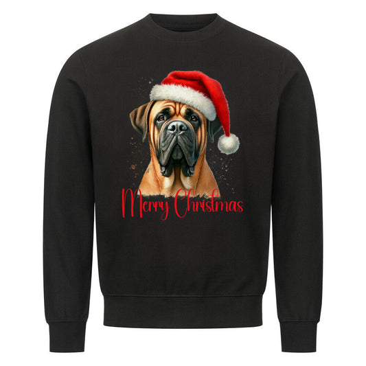 Premium Sweatshirt "Ca de Bou - Merry Christmas" Schwarz – hunde-shirt.de